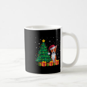 Caneca De Café Ugly Basenji Santa Hat O Cachorro De Natal