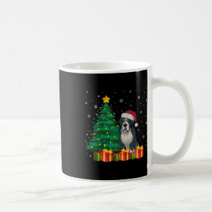 Caneca De Café Ugly Bernard Santa Hat O Cachorro das Luzes de Nat
