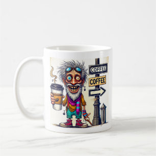Caneca De Café Ugly Coffee Humerous Mug, 11 oz