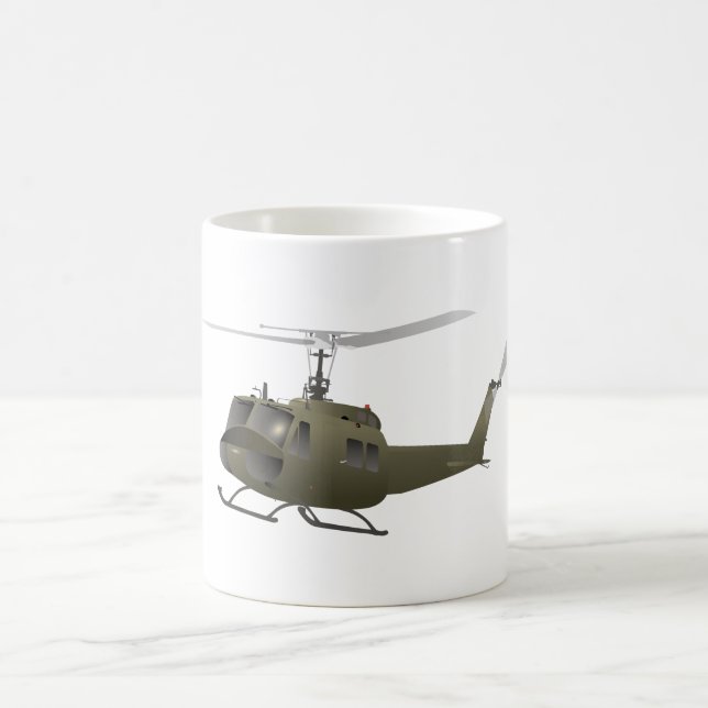 Caneca De Café UH-1 Huey Helicopter (Centro)