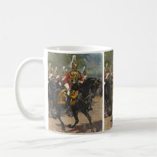 Caneca De Café UK 1st Life Guards of the Household Cavalry patrol