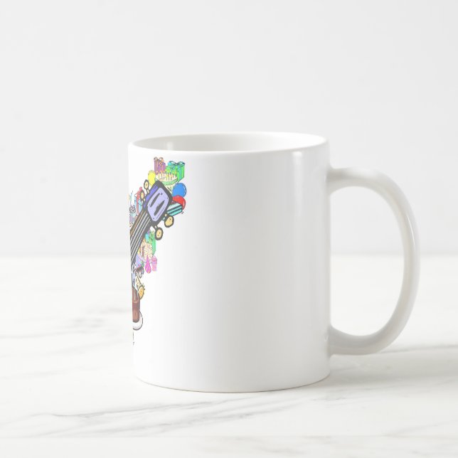 Caneca De Café uke do aniversário (Direita)