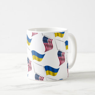 Caneca De Café UKRAINE USA Coffee Mug