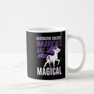 Caneca De Café Ulcerative Colitis Awareness IBD Unicorn Purple Ri