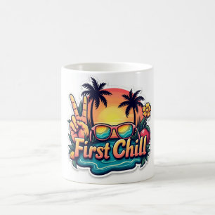 Caneca De Café Última Célula Primeira Chill Groovy Mug