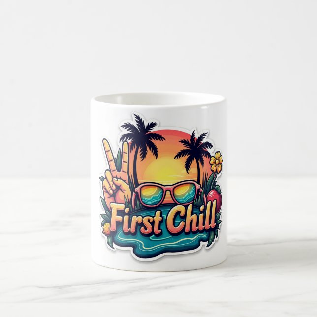 Caneca De Café Última Célula Primeira Chill Groovy Mug (Centro)