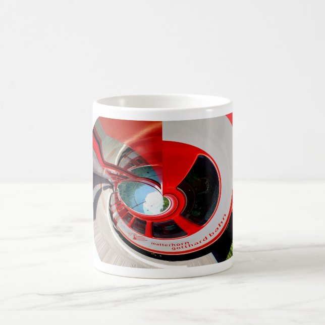 Caneca De Café Última viagem de comboio suíço, ômega (Centro)