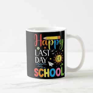 Caneca De Café Último Dia De Aula Professor Aluno Verão Graduação