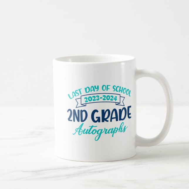 Caneca De Café Último Dia De Graduação Do segundo De Autografo Da (Direita)
