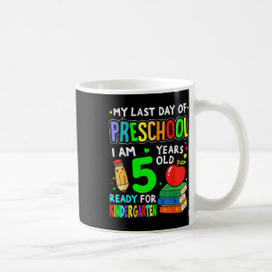 Caneca De Café Último Dia De Previsão Pronta Para A Pré-Escola Do