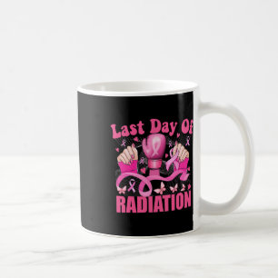Caneca De Café Último Dia De Radiação Boxas Luvas Cancer