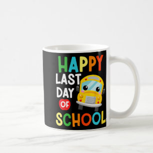 Caneca De Café Último Dia Motorista de Ônibus Escolar Professor A