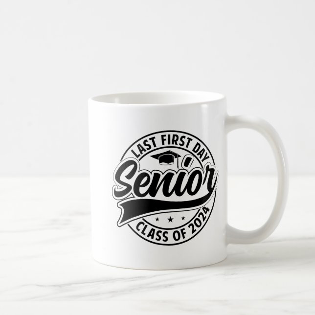 Caneca De Café Último Mais velho Do Primeiro Dia De 2024 De Volta (Direita)