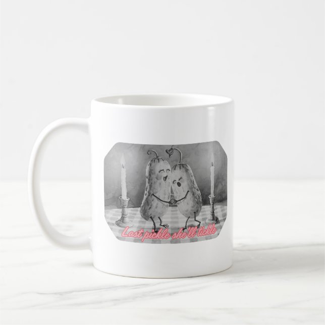 Caneca De Café Último Picles que a Fará Tique-Taque | Divertida D (Esquerda)