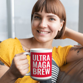 CANECA DE CAFÉ ULTRA MAGA TRUMP BREW CAFFEE MUG