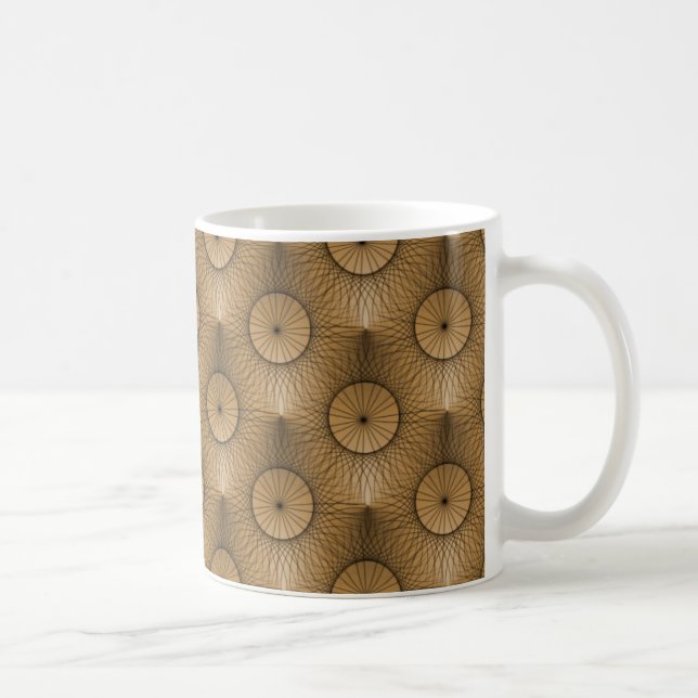 Caneca De Café Ultramodern Chic Mug, Ouro Beige (Direita)