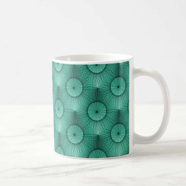 Caneca De Café Ultramodern Chic Mug, Seafoam Green (Direita)