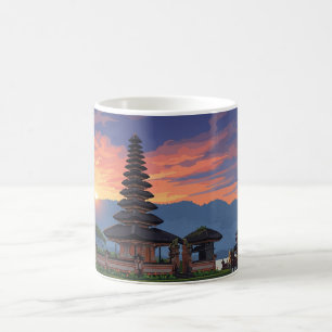 Caneca De Café Ulun Danu Bali Viagem da Indonésia