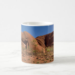 Caneca De Café Uluru Ayers Rock Closeup Panorama
