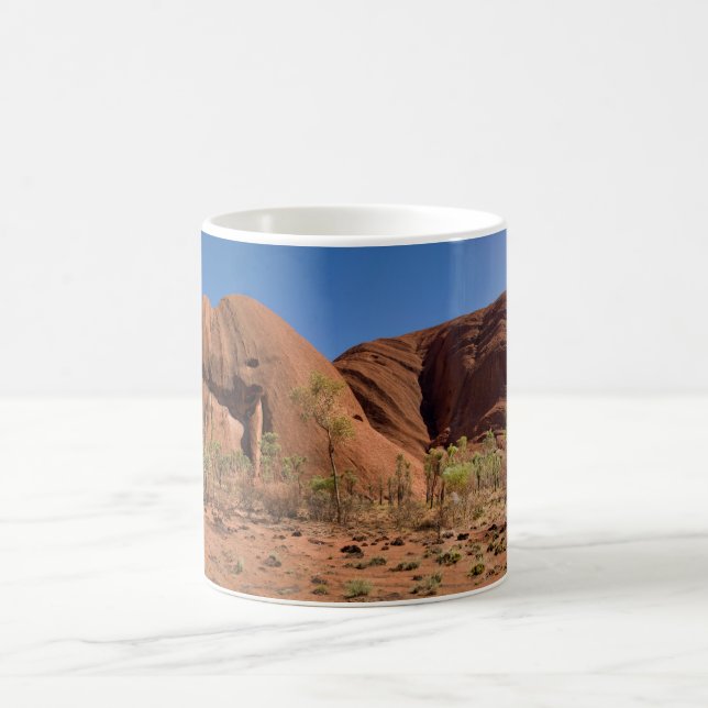 Caneca De Café Uluru Ayers Rock Closeup Panorama (Centro)