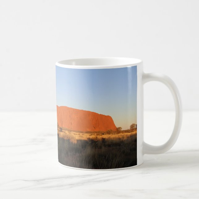 Caneca De Café Uluru no por do sol em julho (Direita)