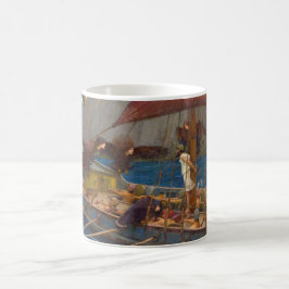 Caneca De Café Ulysses e as sirenes por John William Waterhouse