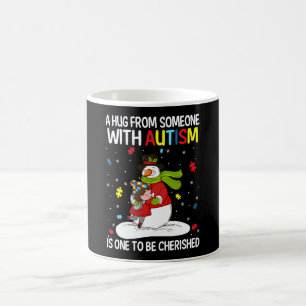 Caneca De Café Um Abraço de Alguém com Autismo é para ser guardad
