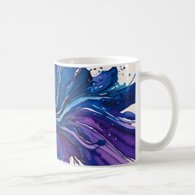 Caneca De Café Um Abstruct art Mug que pode te sentir legal. (Direita)
