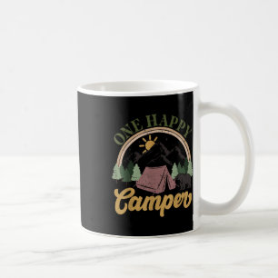 Caneca De Café Um Acampante Feliz Festa de Aniversário Família Co