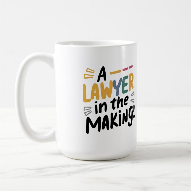 Caneca De Café Um advogado em formação (Esquerda)