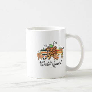 Caneca De Café Um agradecido Higienista Dental Caiu no Outono Gra