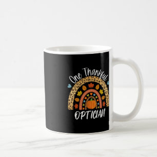 Caneca De Café Um agradecido Opticista Cute Rainbow Fall