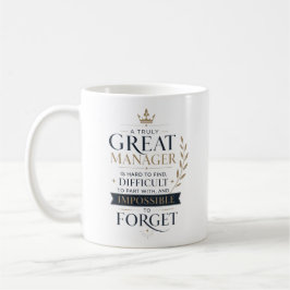 Caneca De Café Um Agradecimento a um Gestor Realmente Ótimo
