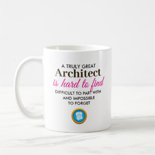 Caneca De Café Um Arquiteto Verdadeiramente Grande – Nome Persona