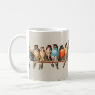 Caneca De Café Um bando de aves por Hector Giacomelli