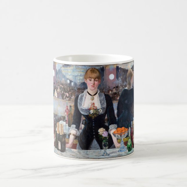 Caneca De Café Um Bar no Folies-Bergere, Manet (Centro)
