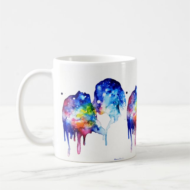 Caneca De Café Um beijo no pescoço (Esquerda)