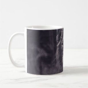 CANECA DE CAFÉ UM BELO LÍÃO NA SUECIA ZOOLÓGICA PARKEN