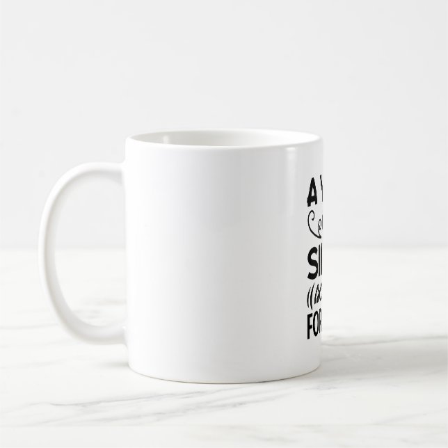 Caneca De Café um bocejo é um gritar silencioso para café (Esquerda)