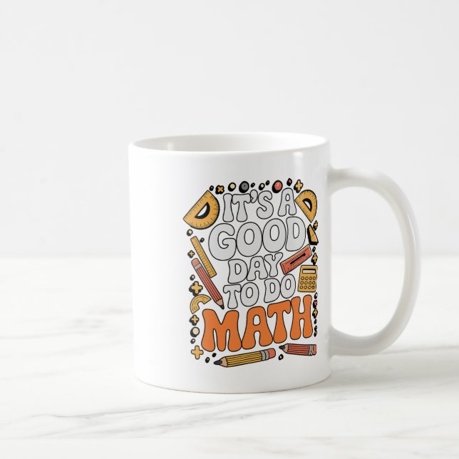 Caneca De Café Um Bom Dia Para Fazer Professor De Matemática Aman (Direita)