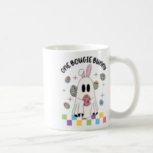 Caneca De Café Um Boojee Bunny Engraçado Boo Dia do Felz pascoa F