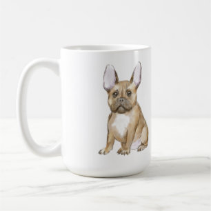 Caneca De Café Um cachorrinho francês adorável