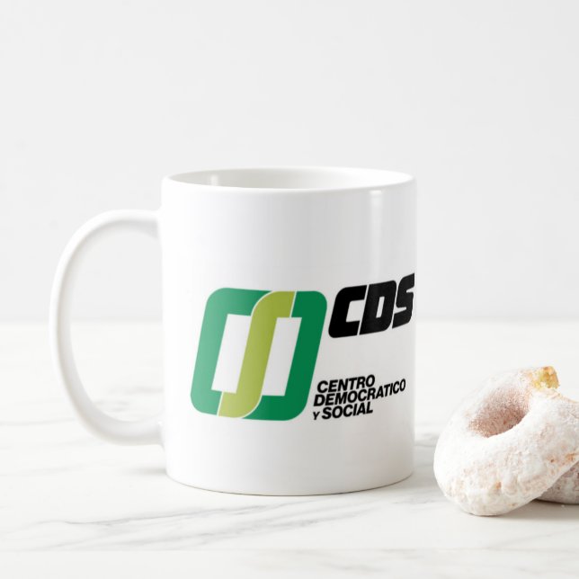 Caneca De Café Um café com o Centro (Com Donut)