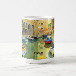 CANECA DE CAFÉ UM CANAL PEQUENO, ITALIA