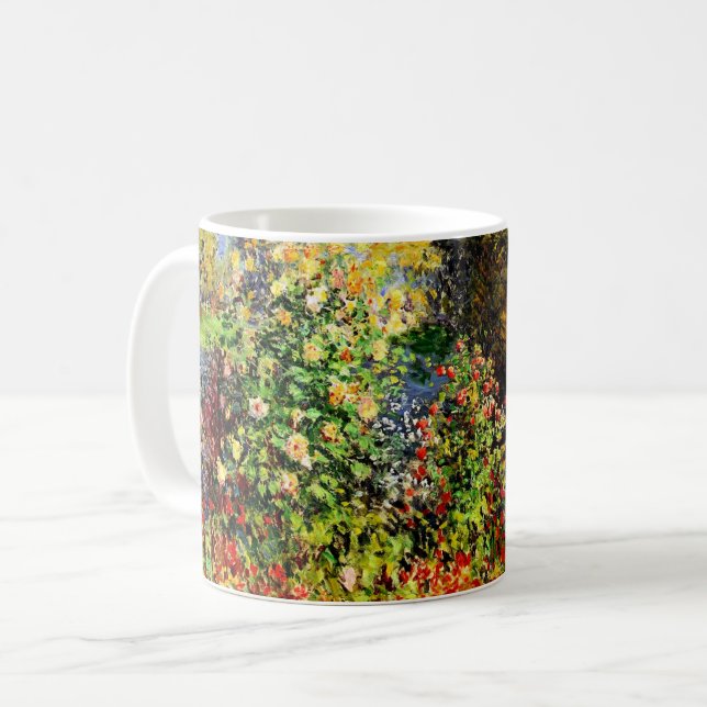 Caneca De Café Um canto do jardim em Montgeron (Frente Esquerda)