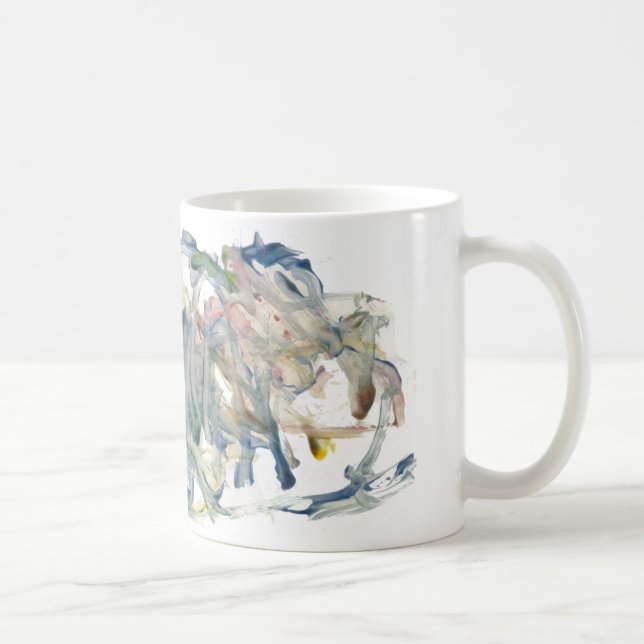 Caneca De Café Um Cavalo Espírito Através do Tempo por Sarah Rosa (Direita)