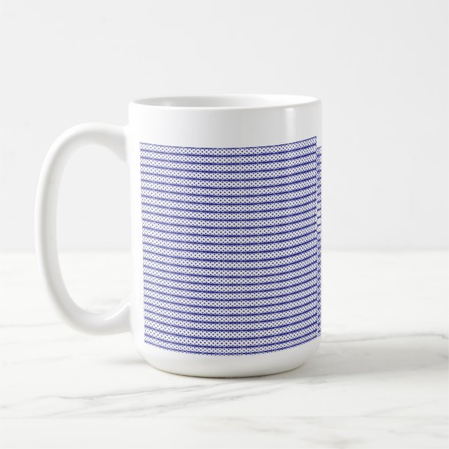 Caneca De Café Um céu azul vívido com nuvens brancas espalhadas. (Esquerda)