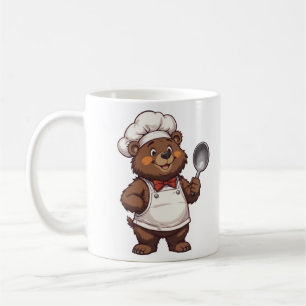 Caneca De Café Um chef delicioso em ação