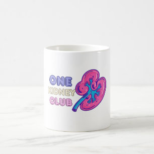 Caneca De Café UM CLUBE DE RINS, Transplante RENAL