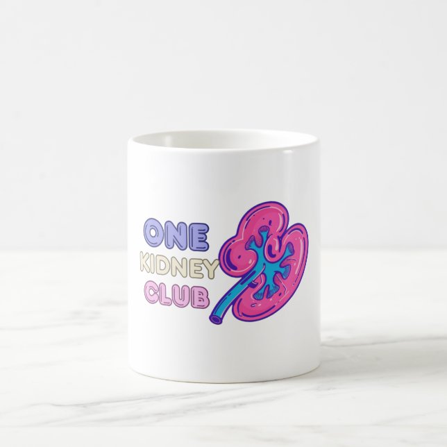 Caneca De Café UM CLUBE DE RINS, Transplante RENAL (Centro)
